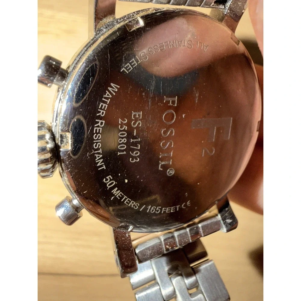 Fossil F2 Stainless Steel 38MM 6.25